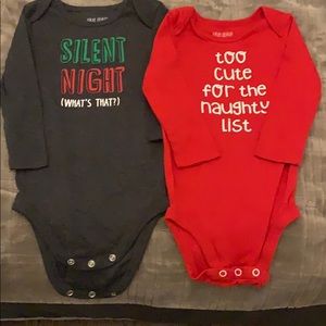 Christmas bodysuits 12m